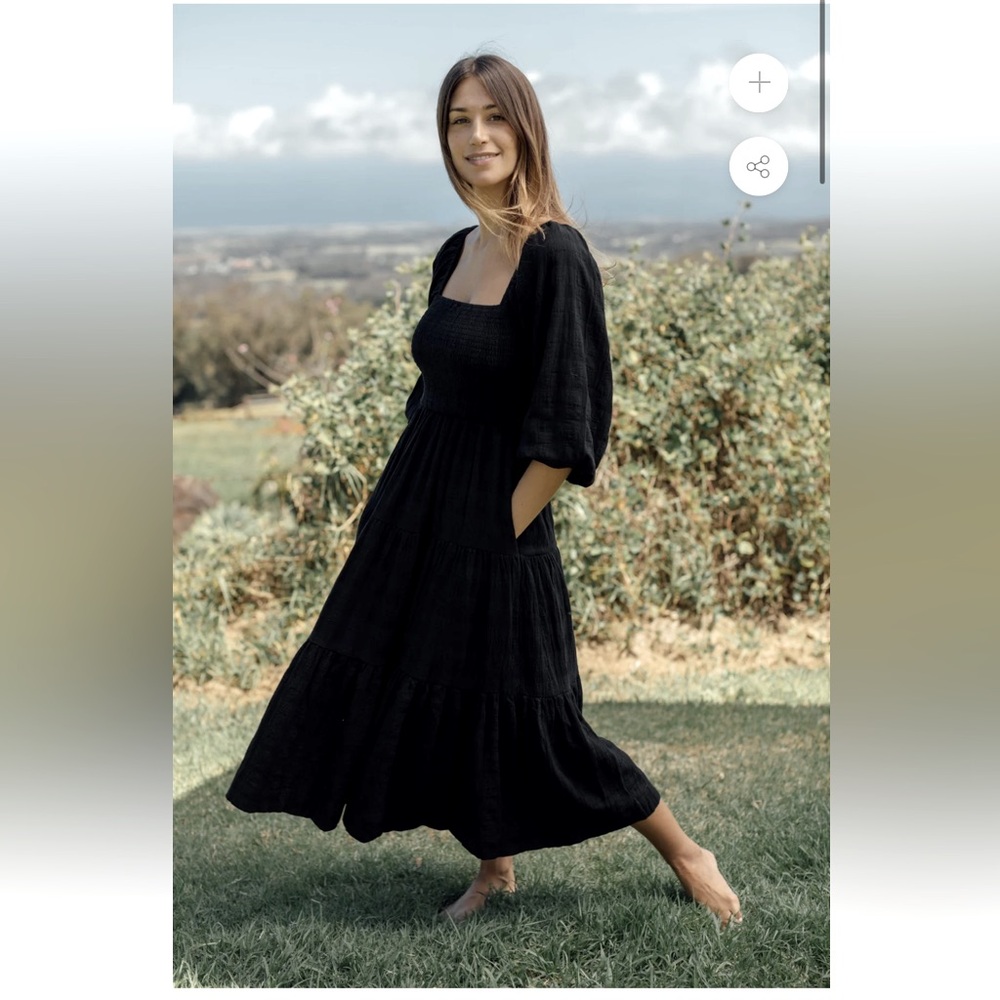 Neuflora Vermont Dress - Black Gingham (SOLD OUT ONLINE)